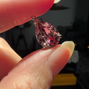 Glamorous Amethyst Teardrop pendant